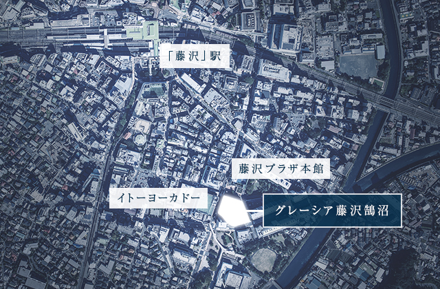 現地周辺空撮写真