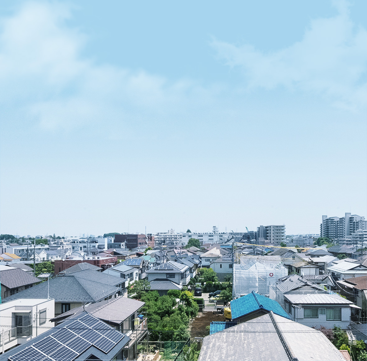 現地：東方面5階相当からの眺望