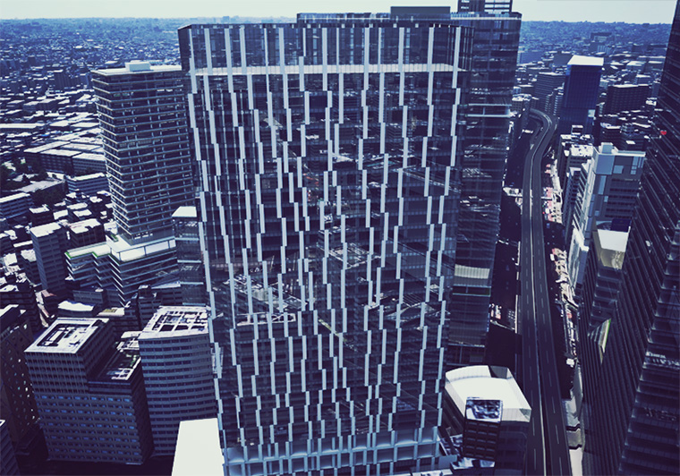 渋谷ストリーム完成イメージCG